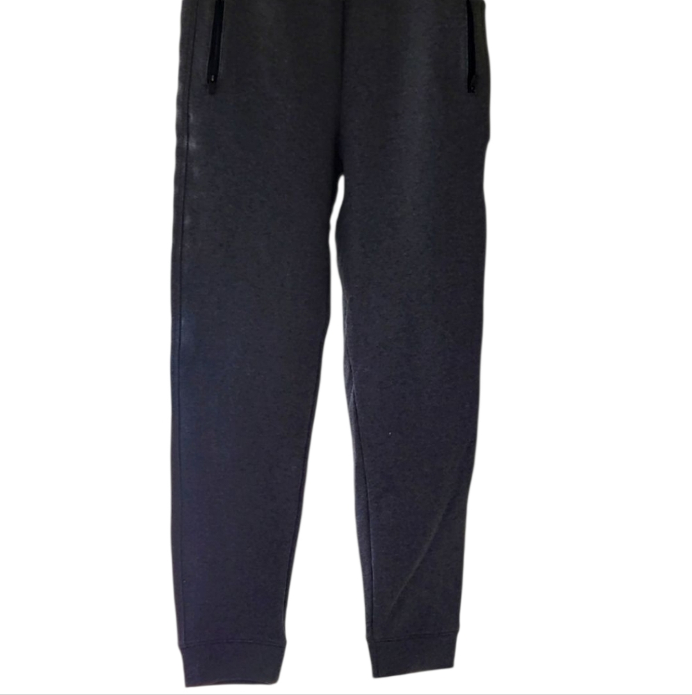 NWT Members Mark Gray Jogger Pants with Zipper Pockets Boys 14/16